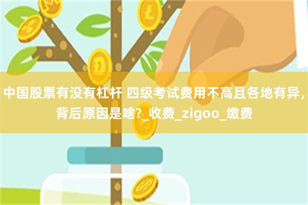 中国股票有没有杠杆 四级考试费用不高且各地有异，背后原因是啥?_收费_zigoo_缴费