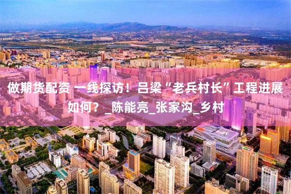 做期货配资 一线探访！吕梁“老兵村长”工程进展如何？_陈能亮_张家沟_乡村