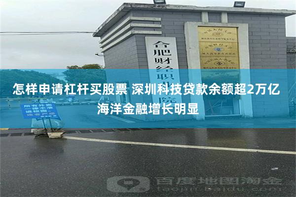 怎样申请杠杆买股票 深圳科技贷款余额超2万亿 海洋金融增长明显
